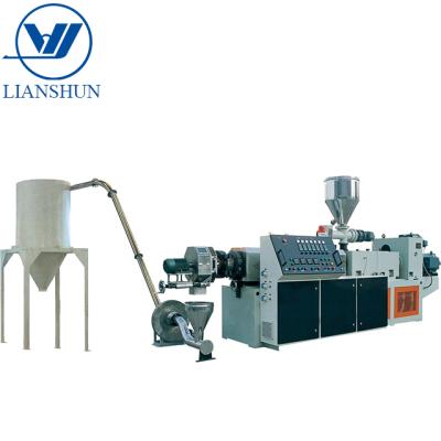 China Factory 500KG/H PVC powder hot-cut pelletizing machine supply to Brazil for sale