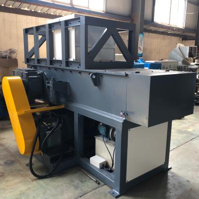 China China 80RPM scrap plastic single shaft products plastic sheet/waste barrel/bottle/pipe shredder machine for sale