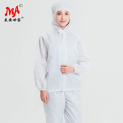 China Cleaning Room ESD Working Clothes for Wholesale Anti-Static Suit Cleanroom Coverall Workwear Overall for sale