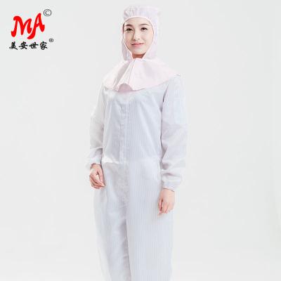 China Comfortable Clean Room Antistatic Clothing Suit White Working Clothes Many Colors Are Available for sale