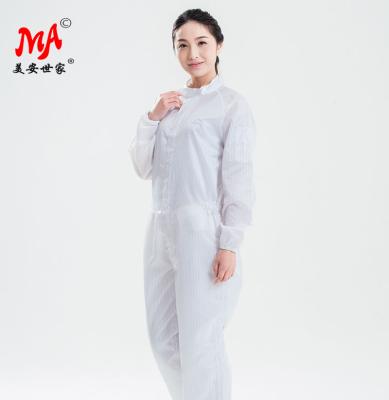 China Wholesales Hooded Esd Suit Reusable Safety Cleanroom Esd Overalls Suit for sale