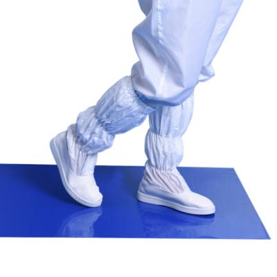 China Hot-selling esd sticky adhesive mat Cleanroom blue For Electronic Factory tacky floor mat for sale