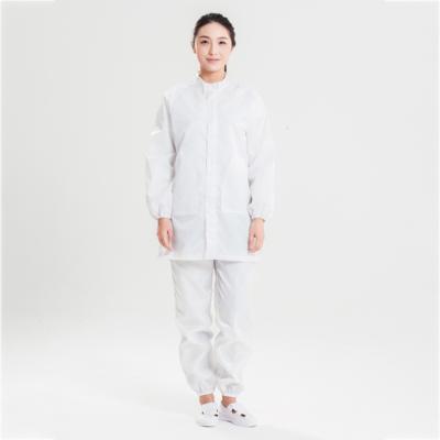 China Hot Sale Professional Lower Price Dust Coat Women Esd Antistatic Lab Coat for sale