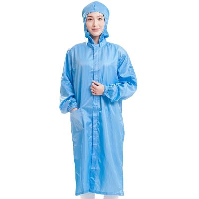 중국 Esd Overall Coat Process Esd Antistatic Cleanroom Coverall Esd Overall Coat 판매용