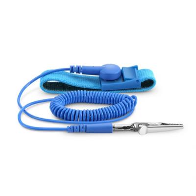 China Wholesale cheap antistatic wrist strap adjustable safe and reliable Esd wrist strap procedure à venda