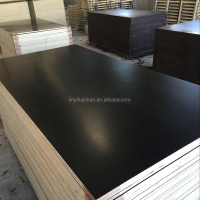 China Construction Black / Brown Color Film Faced Marine Plywood Plywood Poplar Plywood for sale