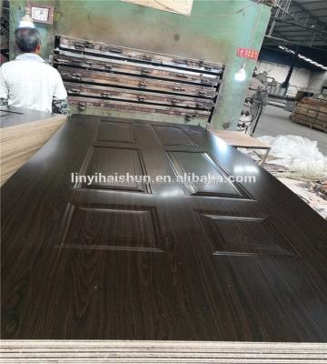 China Good selling new design wholesale moisture proof door skin/fashion style wooden door skin for sale