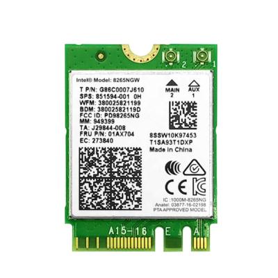 China Laptop / Jetson Nano AC8265 Wireless NIC For Original Jetson Nano Supports 2.4ghz 5ghz Wifi For Jetson Nano 8265AC for sale