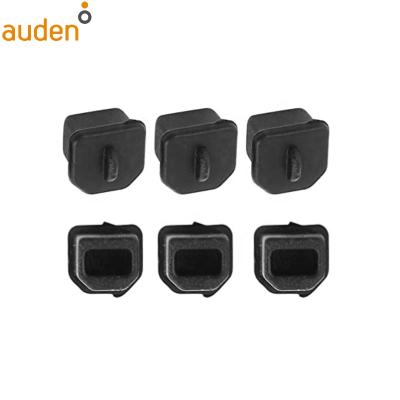 China Eco-friendly Black Rubber Type USB Type B USB A Type Female Anti Dust Cover Protector Socket Cap HDMI Cover for sale