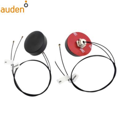 China Customizable High Gain Waterproof OD 81mm 4G Screw Mount 1.13 Cable I-PEX 1 Connector 2 in 1 Antenna AUK02079RB-4G+GPSBD-2in1-45mm for sale