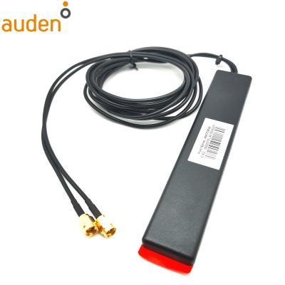 China TBOX 4G Main Division 2 in 1 Combo Antenna Adhesive With RG174 Cable SMA Connector Combination Antenna for sale