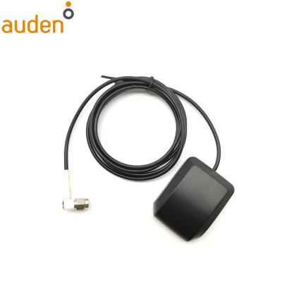 China All navigation devices 1575.42mhz 28dbi high gain glonass magnet adhesive with RG174 cable SMA-JW connector GPS antenna for sale