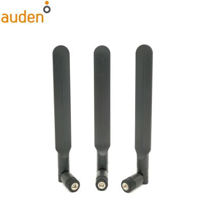 China Devices 3dBi 2.4GHz 5.8GHz Connector Dual Band Rubber Wlan Stick 172mm External WIFI SMA Antenna for sale