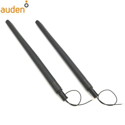 China 1.13 Cables 5dBi 5.8GHz IPX 1 Dual Band Rubber Stick 192mm Connector 192 mm External WIFI Antenna for sale