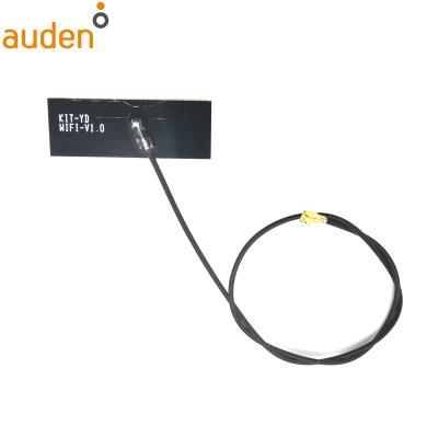 China 33.2*11.5 mm 3dBi 2.4GHz 5.8GHz IPX 1 Dual Band Connector Cable Internal PCB 1.13 WIFI Antenna PCB 33.2*11.5 mm for sale