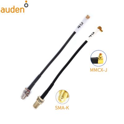 China Connect SMA-K MMCX module and antenna with low loss RG174 coaxial cable waterproof communication cable for sale