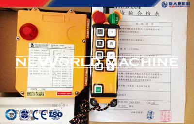 China F24 - 8s Suspended Platform Parts Crane Radio Remote Control , 100% Compatible for sale