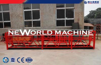 China Red ZLP Type Temporary Suspended Platform For High Rise Building for sale