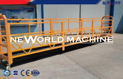 China Yellow Hot Dip Galvanizing Suspended Cradle / Suspended Access Platforms for sale