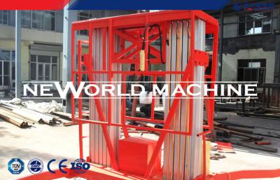 China Van de het Aluminiumlegering van SJL 100kg 10m Hydraulische Opheffende het Platform Ineenschuivende Masten Te koop