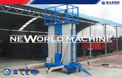 China 12m 100kg Één het Platformveiligheid van het Mensen Luchtwerk Hydraulisch het Opheffen Platform Te koop