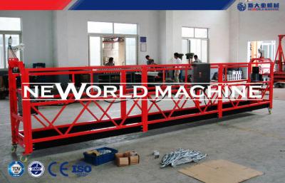 China Red ZLP500 Suspended Scaffolding Systems Suspended Gondola 100m Max for sale