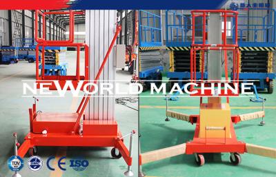 China Electric Aluminum Alloy Aerial Work Platform Rental Telescopic Man Lift Platform for sale