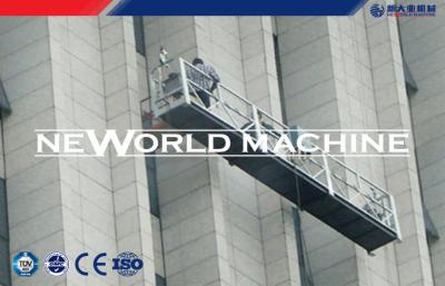 China Functional construction hoist elevator Swing Stage Scaffold Lift 630 - 1000KG for sale