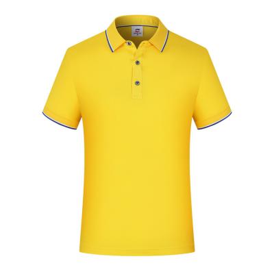 China Anti-Wrinkle Mens Polo T-shirt Summer Short Sleeve Cotton Hot Selling Unisex Customized Logo Polo Shirts for sale