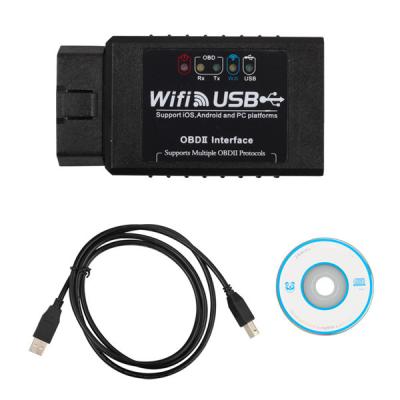 China Herramienta de diagnóstico de la exploración de WIFI USB OBD2 EOBD del analizador del coche universal WIFI327 en venta