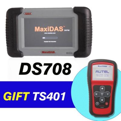 China Republique el lanzamiento que X431 principales Autel MaxiDAS DS708 consiguen MaxiTPMS TS401 como regalo en venta