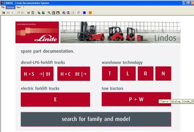 China Ferramentas diagnósticas da empilhadeira de Linde, Linde Lindos 2013 porções de catálogo MPE à venda