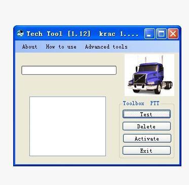 China Volvo PTT 1.12 Keygen Volvo Truck Diagnostic Software Service Activation for sale