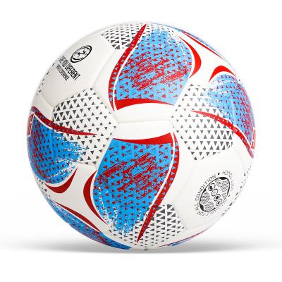 China For Match or Competition Top-Quality Custom Logo Soccer Balls: Professional Official Size 3/4/5 PU/PVC Footballs for Team and Indoor Play for sale