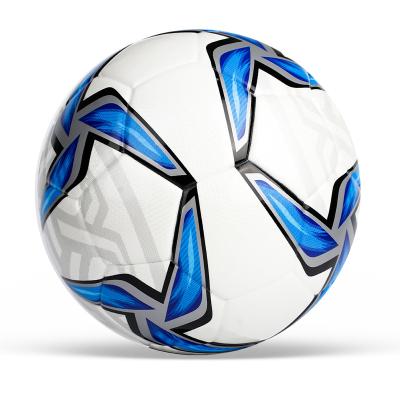 China For Match or Competition Newly Designed Thermal Bonded PU  Soccer Balls Hot Selling Custom Logo  Size 5  Colorful and Affordable for sale