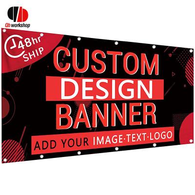 China Custom Made High Quality Durable PVC Waterproof Vinyl Outdoor Advertising Banner Vertical Mesh Banner Outdoor Backdrop Banners for sale