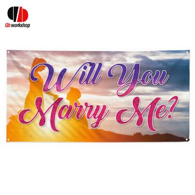 China Printing Banner Vinyl Flags Building Barrier Durable Advertising Promotional Banner for sale