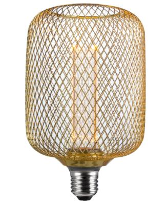 China Decorative dimmable vintage edison residential/office/hotel 220V cage restaurant household led bulb filament bulb for sale