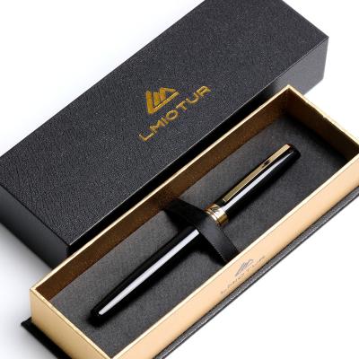 China Hot Selling Luxury High Quality Metal Lapicero Roller Pen Normal Unique Color Black Design Business Gift for sale