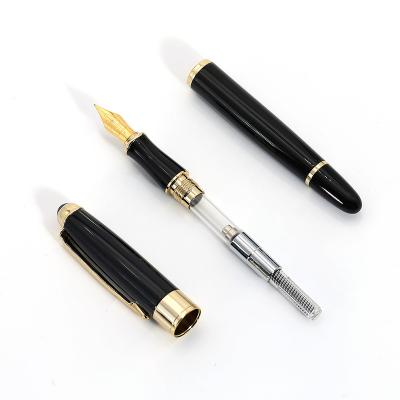 China Newest Hat Business Gift Calligraphy Metal Pen Set Hot Selling High Quality Luxury Fountain Pen - for sale