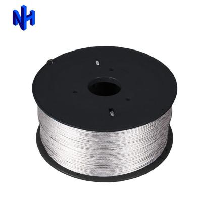 China Good Quality Easily Assembled 1.6mm 500meter Stranded Aluminum Wire Electric Fence For Farm/Garden/Home Fence for sale