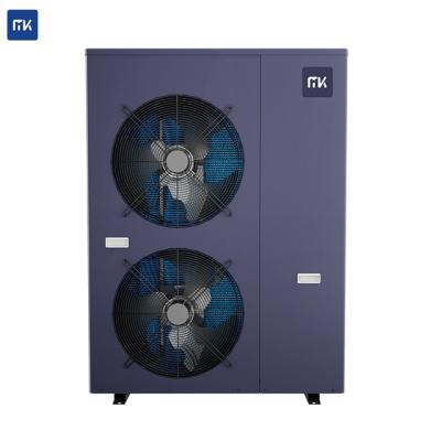 China Hotel R410A EVI New Energy Heat Pump Air Source DC Inverter Floor Heat Pump Water Heater for sale