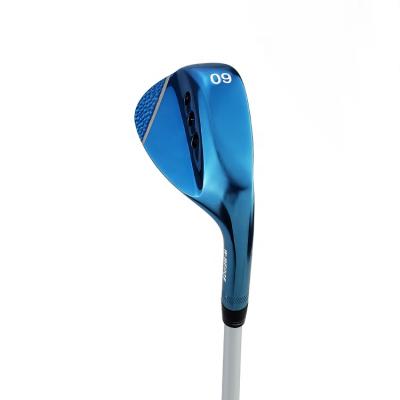 China Best Steel Golf Wedge Blue Selliing Golf Club Wedge Forged Straight Wedge For Men for sale