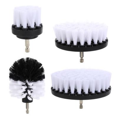 China Bathroom Tile Power Drill Scrubber Brush Kits Electric Cleaning Attachment For Drill For Car Cleaning for sale