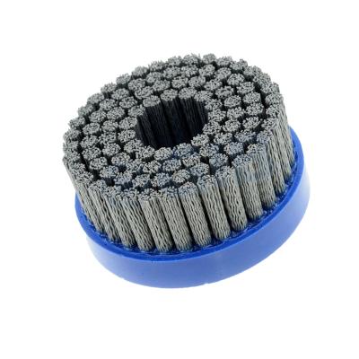 China Custom China Steel Wire Deburring Wheel Brushes Brass Wire Brush For Polish for sale