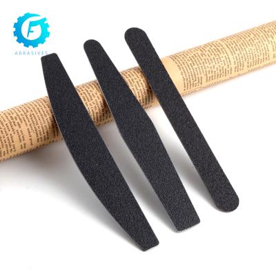 China Finger Nail+foot nail black or zebra personalized 100/180 nail file volume for sale