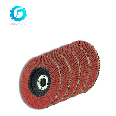 China Metal Wood Fin Disc Aluminum Oxide Fin Disc 60 Steel Polishing Grinding Wood Dust for sale