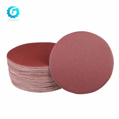 China Good Performance Automotive Abrasive Sand Round Disc Self Adhesive 6 Inch Emery Paper Disc for sale