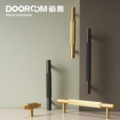 China Gray Wardrobe Dresser Cupboard Modern Brass Furniture Handles Dooroom Drawer Wine Cabinet Pulls Linear Knobs Barred for sale