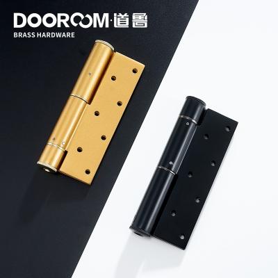 China Dooroom Modern Invisible Hydraulic Brass Door Hinges Automatic Door Closer Buffer Dampening Spring Hidden Door Hinges for sale